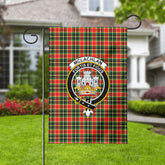 McLachlan Hunting Modern Tartan Crest Garden Flag